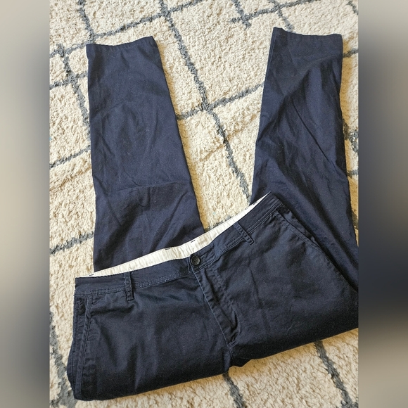 Armani Exchange flat front men's cotton blend trouser 34/32 - Picture 2 of 8